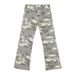 Men's Camo Flare Jeans Loose Fit Casual Streetwear Pants Retro Cotton Denim Trousers for Daily Wear_viptrois.com