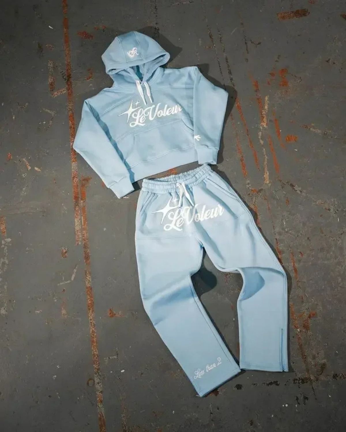 Men's Star Print Hoodie & Jogger Set – Trendy Streetwear For Casual & Sporty Looks_viptrois.com