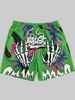 Premium Products Spring/summer Shorts, Men's 3D Digital Printed Handrack Pattern, Personalized Trendy Sports_viptrois.com