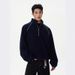 Cleanfit hoodie retro hooded Vibe heavyweight basic simple solid color short hoodie for men and women_viptrois.com