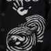 Men's Jacquard Knit Sweater - Retro Loose Fit, Long Sleeve Round Neck, Unisex Couple Style, Soft Polyester Blend_viptrois.com