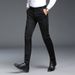 Premium Men's Dress Pants For Business & Casual Wear - Wrinkle-Free, Anti-Crease, Straight Fit Trousers In Classic Black_viptrois.com