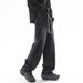 Men's Clothing Straight Jeans For Men Spring And Autumn Men's American Trendy High Street Loose Wide Leg Pants Long Trousers_viptrois.com