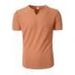 Summer New Men's Sports Elastic T-shirt American Fashion Henry Shirt Casual Short Sleeved Shorts Set For Men_viptrois.com