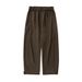 Men's Clothing Three Dimensional Pleated Casual Pants For Men Autumn Style With Adjustable Leg Openings Straight Leg Trousers Trendy Retro Trousers_viptrois.com