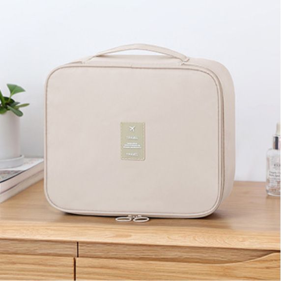Storage Bags New Ins Style Large Capacity Cosmetic Bag, Detachable Partition, Wash Bag, Portable Cosmetic Storage Bag_viptrois.com