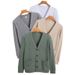 Men's V-Neck Cardigan Sweater - Premium Long-Staple Cotton, Relaxed Fit, Wrinkle-Free Knitwear For Casual & Everyday Wear_viptrois.com