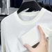 Spring And Autumn Pure T-Shi Sleeve 250g Xinjiang Long Staple Cotton Round Neck Oversized Drop Shoulder Men's Base_viptrois.com