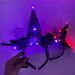 Halloween LED luminous headdress female witch magic show party hat_viptrois.com