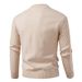 Men's Clothing Men's Jacquard Knit Sweater - Slim Fit Winter Pullover With Embossed Pattern_viptrois.com