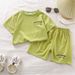 Children's Short Sleeved Suits Summer Baby New Style Boys Korean Clothes Girls Infant Thin Clothing Summer Clothes Children's Clothing_viptrois.com