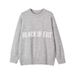 Men's Loose Fit Jacquard Letter Print Crew Neck Sweater - Warm Winter Knit Pullover For Casual & Streetwear (Black, Dark Gray, Light Gray)_viptrois.com