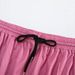 Men's Textured Knit Short Sleeve Shirt With Collar And Drawstring Shorts Set - Solid Color Casual Two Piece Outfit_viptrois.com