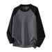 Pure Muchu Clothing | Autumn Winter New Style Raglan Sleeve Color-Block Pine Check Sweater Men's Loose American Heavy_viptrois.com