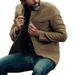 Men's Fashion Wool-Blend Jacket – Trendy Casual Coat (Black/Khaki/Gray/Blue/Green/Brown, Sizes S-4XL)_viptrois.com
