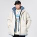 Hong Kong Style Teen Trendy Gender Style Men's Casual Thickened Warm Hooded Men's Cotton-padded Jacket_viptrois.com