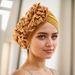 New Side Large Flower African Hat Indian Hat Muslim Baotou Hat_viptrois.com