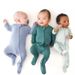 Modal Newborn Baby Jumpsuit With Feet And Hands For Boys And Girls With Double Zipper Long Sleeves Crawling Clothes Thin And Cute_viptrois.com