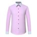 CT New Men's Long Sleeve Fashion Slim Fit Korean Style Shirt Business Professional Top Company Bulk Purchase_viptrois.com