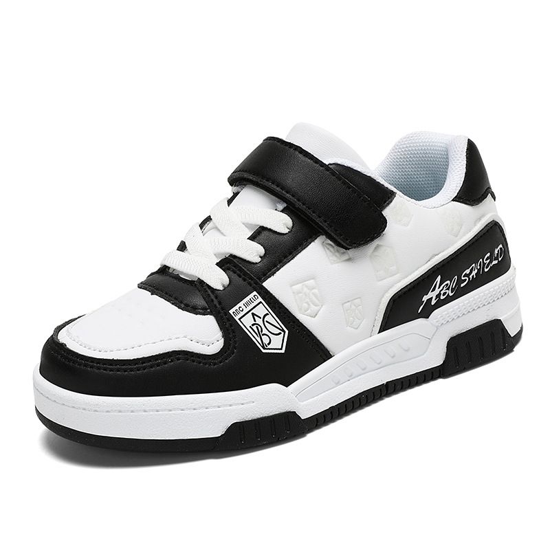 Kid's Clothing Boys' Shoes 2024 Autumn New School Students' Shoes Comfortable Soft-soled Sports Shoes For Children's Leather Anti-skateboard Shoes_viptrois.com