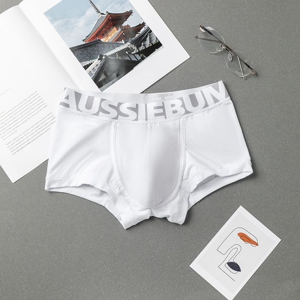 Pulse Australian Boxer U-Convex Combed Cotton Antibacterial Crotch AUSSIEBUM Candy Trendy Men's Underwear_viptrois.com