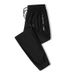 Men's Clothing Ice Silk Pants With Zipper And Quick Drying Elastic Large Size Sports Casual Trousers With Cuffs_viptrois.com
