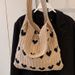 Women's Bags Knitted Love Tote Bag Small Fresh Simple Fashion Woven Bag Personality Style Shoulder Bag_viptrois.com