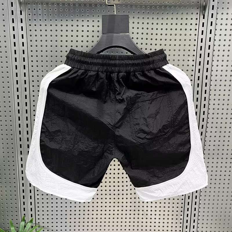 Men's Clothing Men's Summer Trendy Sports Casual Shorts Loose Large Size Five Point Pants Thin Design Niche Brand_viptrois.com