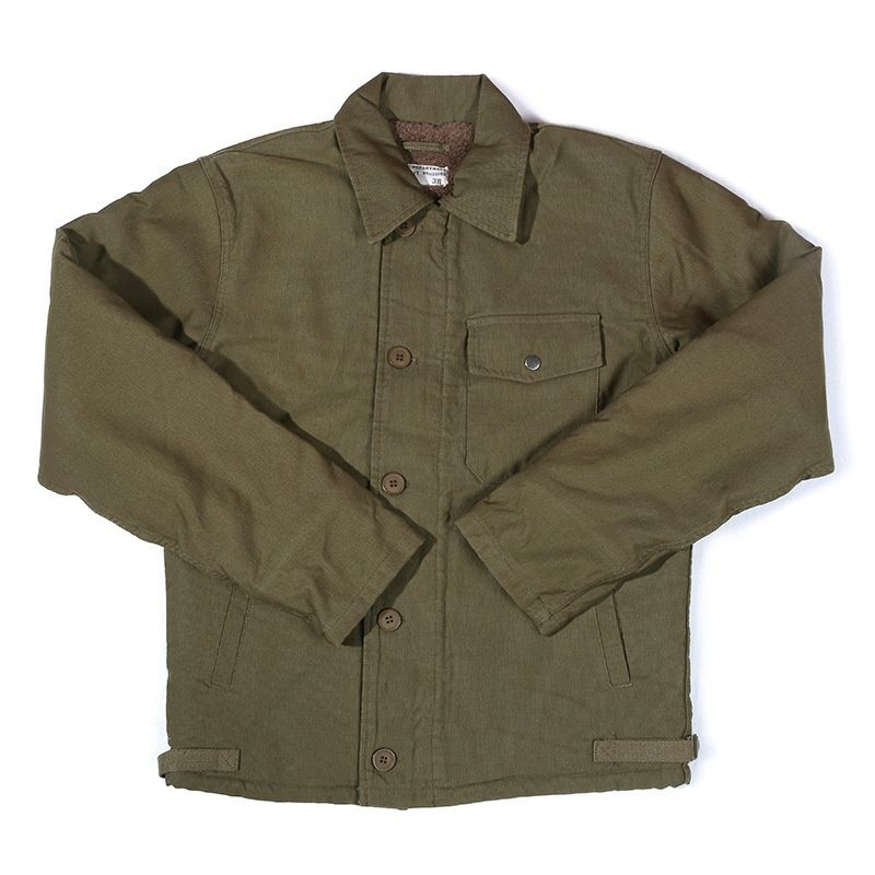 Loom OKONKWO A-2 Navy Deck Thickened Men's A2 Wool N-1 Cotton Jacket_viptrois.com