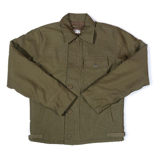 Loom OKONKWO A-2 Navy Deck Thickened Men's A2 Wool N-1 Cotton Jacket_viptrois.com