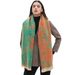 Unisex Women's shawl floral jacquard scarf_viptrois.com