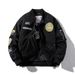 Men's Clothing Winter Fashion Brand Air Force MA1 Bomber Jacket Women's Padded Thickened Coat Multi Standard Embroidered Baseball Jacket Men_viptrois.com