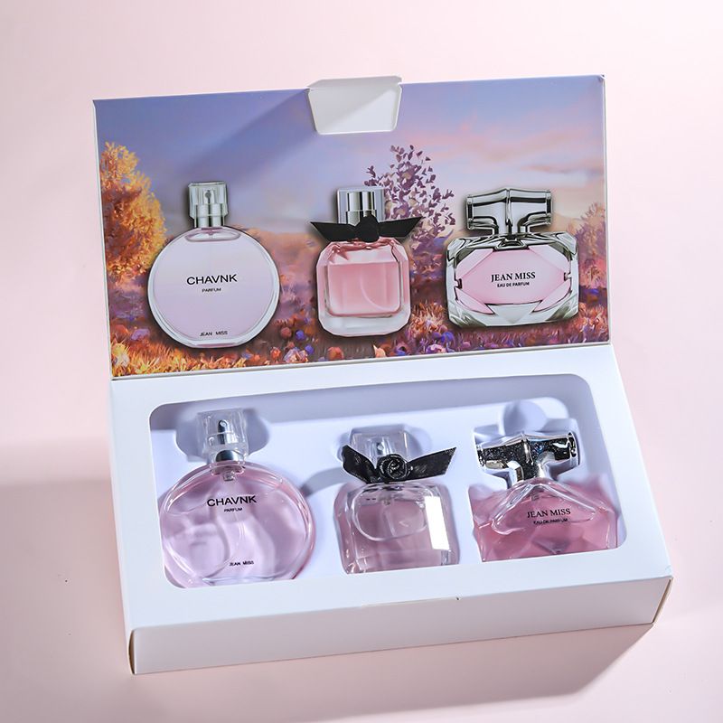 New Perfume Little City Yi Xiang Xin Yu Perfume Three Piece Women's Perfume Gift Box Set Fresh and Lasting Eau De Toilette_viptrois.com