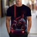 Men's Clothing Digital Printing Motorcycle Series T Shirt Hot Style Short Sleeved Tops_viptrois.com