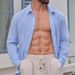 Men's Autumn And Winter Shirt Breathable Cotton Long Sleeved Plaid Shirt Men's Casual Slim Top Shirt Jacket_viptrois.com