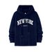 Cross-Border Men's Sweatshirt European Version Hot-Selling Lamb Wool Loose Letter Embroidery Pocket Hooded_viptrois.com
