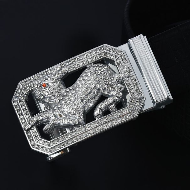 Men's Belts Belt Buckle Head Automatic Buckle Without Belt Body Suitable For 3.6 Wide Belt With Diamond Twelve Zodiac Signs Of Birth Year_viptrois.com