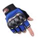Motorcycle Gloves Full Protection Outdoor Rider Long Riding Half Finger Non-Slip Wear-Resistant Sports Men_viptrois.com