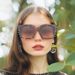 New Simple Atmosphere Sunglasses For Men And Women With Sweet And Spicy Personality Rivet Handmade Sunglasses For Sun Protection And Cool_viptrois.com