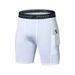 Men's Clothing Fitness Shorts With Pockets Sports Running Track Pants Elastic Quick Drying Tight Compression Shorts_viptrois.com