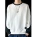 "Men's Slim Fit Round Neck Pullover Sweatshirt – Lightweight Polyester Casual Top For Streetwear & Daily Comfort (Beige/White/Light Gray, M-4XL)"_viptrois.com