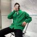 Men's Clothing Autumn And Winter New Niche High End Diamond Check Knitted Jacket Men's Lazy Style Cardigan Sweater_viptrois.com