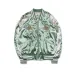 Japanese Varsity Jacket, Embroidered Style: Men's Satin Bomber With Dragon Design, Haruku Inspired, Double Zipper,_viptrois.com