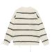 American Style Lazy Color-Block Striped Knit Unisex Autumn Winter Trendy Loose Versatile Tassel Couple Sweater_viptrois.com