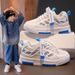 Children's Sneakers Spring And Autumn New Four Seasons Shoes Boys' Light Soft Bottom Flat Shoes Girls' Versatile Casual Shoes Trend_viptrois.com