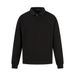Men's Loose Turn-Down Collar Sweatshirt Vibe Trendy Brand Deconstructed Cut Solid Color Versatile Long Sleeve Polo Shirt_viptrois.com