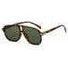Men's Sunglasses Retro Women's Sunglasses Anti Ultraviolet Sun Glasses Men's Fashion Personality Tortoise Shell Pilot Style_viptrois.com