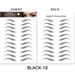 Waterproof Eyebrow Stickers Tattoo Stickers Lazy Eyebrow Drawing Simulation Eyebrow Tattoo 6D Eyebrow Stickers_viptrois.com