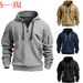 Men's Clothing Spring And Autumn Sweatshirt Hoodie Zipper Multi Pocket Pullover Sports Casual Sweatshirt_viptrois.com