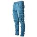 Men's Clothing Side Pocket Skinny Jeans Men's Jeans_viptrois.com